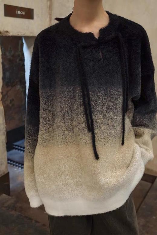 ANSUABEL 复古渐变软糯针织上衣 19319 商品图3