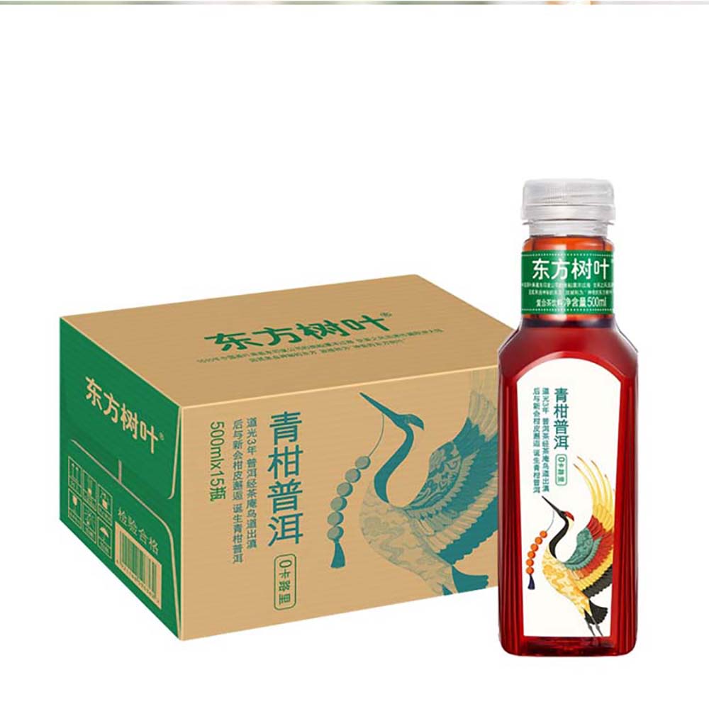 东方树叶 青柑普洱饮料 500ml*15