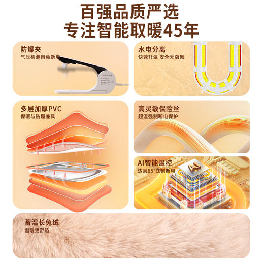 康佳（KONKA）充电热水袋可拆洗暖手宝暖宝宝注水暖水袋暖手袋暖水宝暖脚神器安全防爆取暖器KH-SL01  100118575989 商品图2
