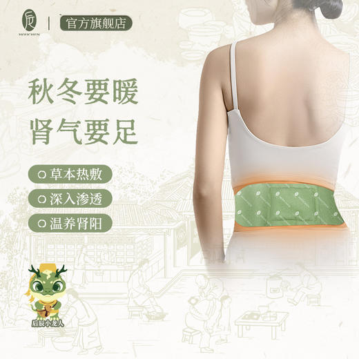 【分销】后辰肾灸贴艾灸男女士穴位发热草本老黑膏温灸 商品图0