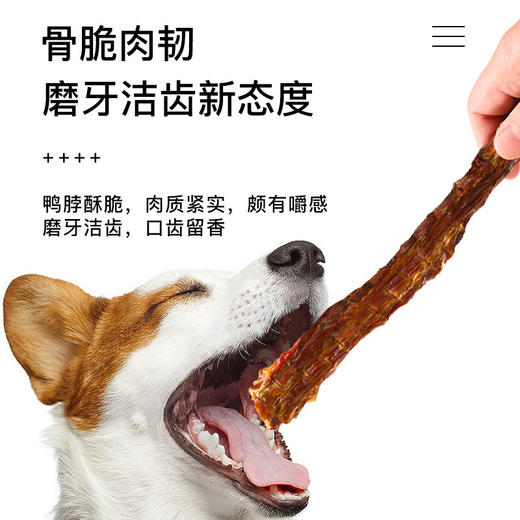 麦斯蒂风干鸭脖狗狗零食磨牙洁齿鸭肉干洁齿骨香脆磨牙棒单支/袋 商品图1