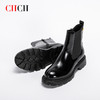CHCH平衡鞋2024秋冬新品拉链粗跟时尚女靴切尔西短靴CN2B6051 商品缩略图4