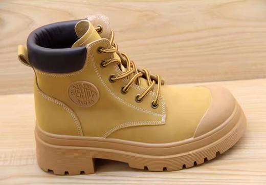 豪行22319102秋女士时尚短靴大黄靴百搭马丁靴 商品图0