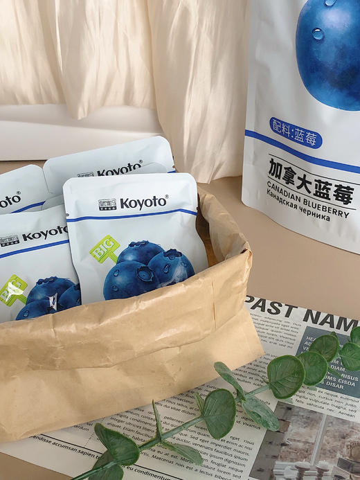 //【koyoto·加拿大蓝莓干】护眼小零食🫐300g一包❗️吃起来软糯不粘✨精选优质蓝莓，颗粒饱满💕  配料表干净👉🏻 商品图3