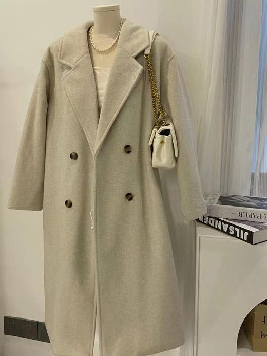 🌈【出口欧洲！高端羊绒长款毛呢大衣外套】🔥无论是版型还是品质都是绝绝子~🍃 💯源头出货，品质对标市面上的800-900的品质 商品图2