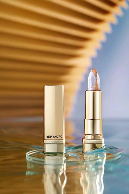 你可以永远相信华熙❗把999高纯金箔涂在嘴巴上❗媲美TF金箔唇膏❗59.9抢【润熙泉奢润逐彩变色唇膏】PH循环变色，千人千色！ 商品图2