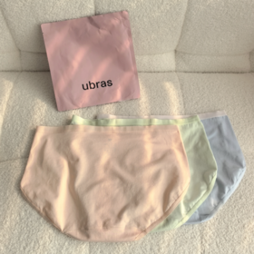 ✨【ubras纯棉内裤抗菌裆女士中腰三角裤（三条装）】🌸 期待你 穿上它 ❤️「天然棉柔系列」 🍂透气不闷 日晒新疆棉🔥