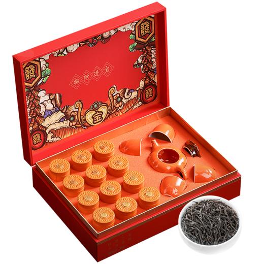 朴大师红茶正山小种招财进宝12小罐配茶具礼盒 商品图2