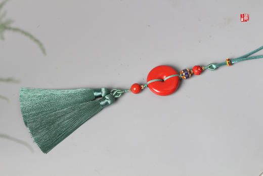 朱砂平安扣挂饰 商品图1