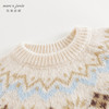 马克珍妮女童文艺费尔岛风绵羊毛针织毛衣2024年秋冬新款241681 商品缩略图3