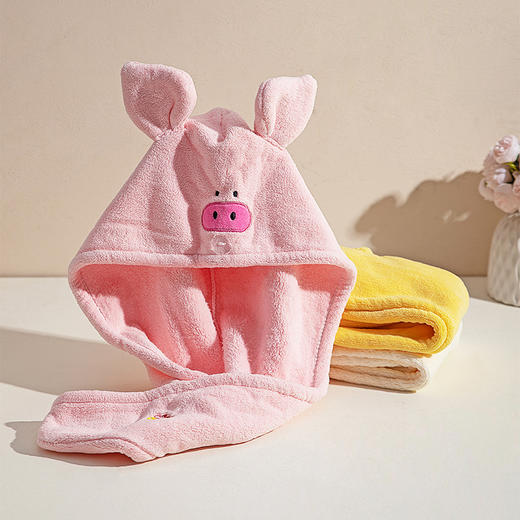 摩登主妇干发帽超强吸水2024年新款女专用浴帽速干包头擦洗头毛巾 商品图3