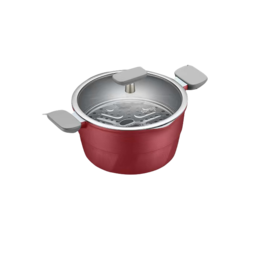 SUPOR苏泊尔陶晶健康汤锅晶铸系列NT22WA3 带蒸层   22CM