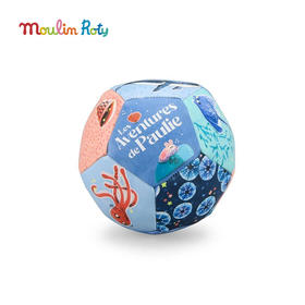 Moulin Roty  保利的冒险之旅主题 儿童软球 适合1岁+ 球体饱满柔软 不易受伤 保利的冒险之旅系列 法国品牌-676510