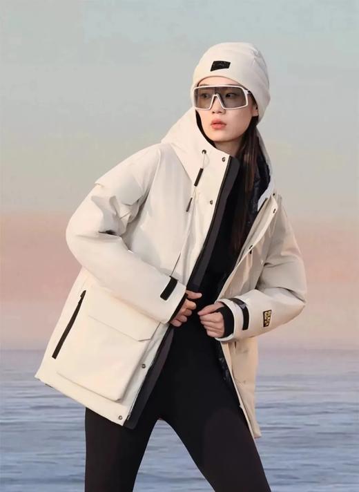 【mmgzs-82653】新款女士户外石墨烯发热科技三防鹅绒服外套！！ 商品图0