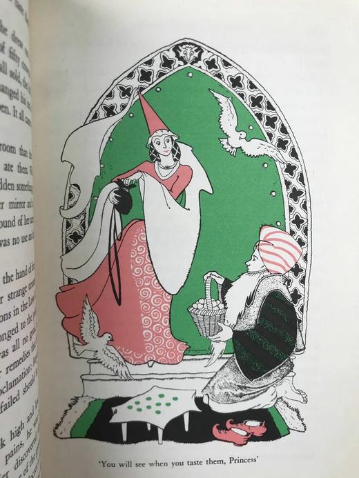 1949年 安德鲁·朗格《绿色童话书》 数十幅精美插图 漆布精装32开 商品图9