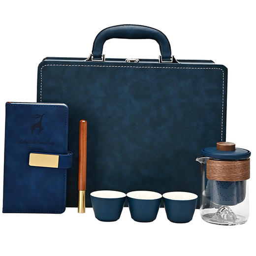 「数套可选！精致佳礼」茶具笔记本礼盒套装 公司年会周年庆伴手礼送领导客户商务礼品旅行茶具小套装制定logo 商品图4