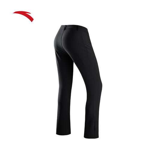 安踏运动长裤 女士冬季新款轻暖绒修身显腿长直筒微喇裤子162447503N 商品图1