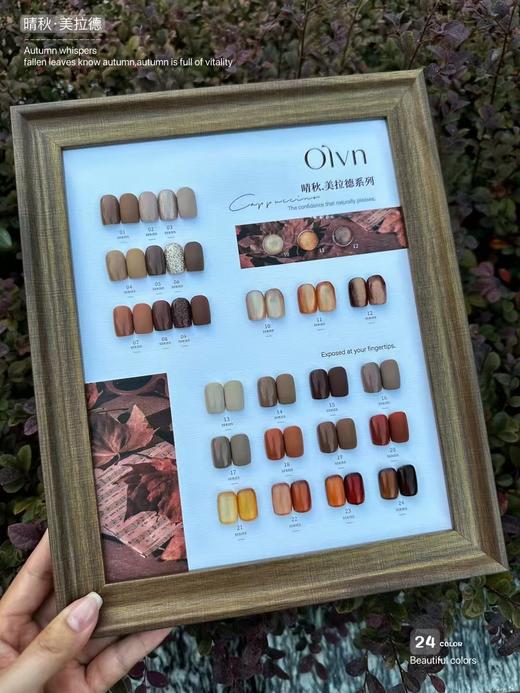 鸥璐  晴秋.美拉德24色套装 配送色板 商品图1
