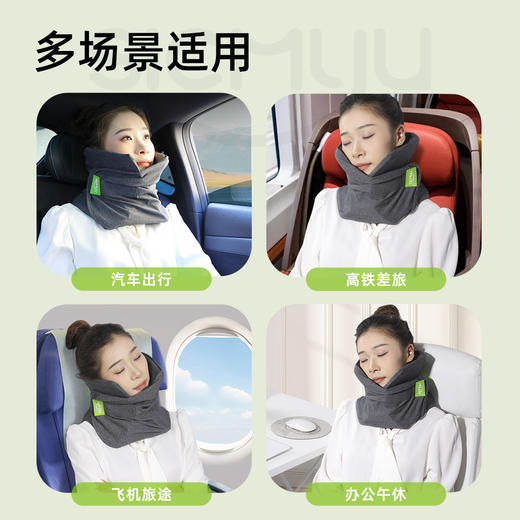 u型枕飞机护颈枕旅行火车硬座旅游便携u形枕坐车长途高铁睡觉神器 商品图2
