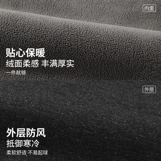 雅黛丽保暖裤加绒加厚护膝贴片抗寒打底裤450g秋冬季2024年新款男 商品图3