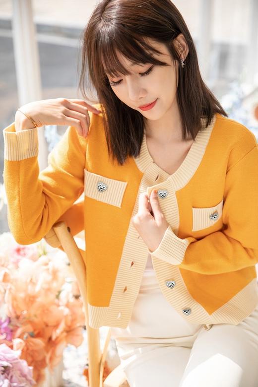 amadella 小香风醒目撞色针织开衫 14678 商品图0