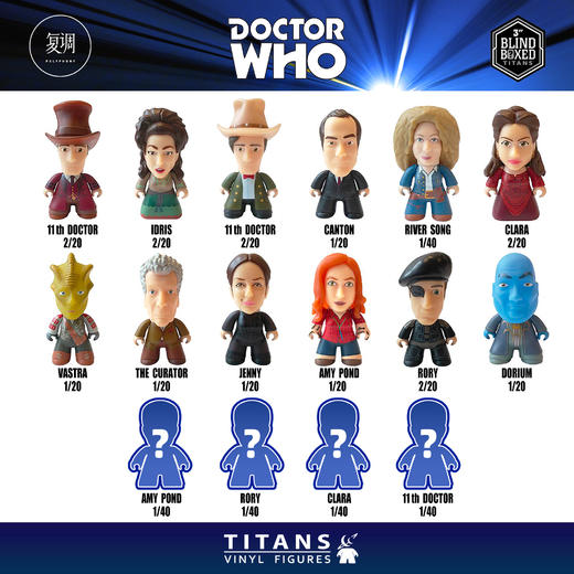 现货 Titans Doctor Who The Good Man神秘博士11任 盲盒 商品图0