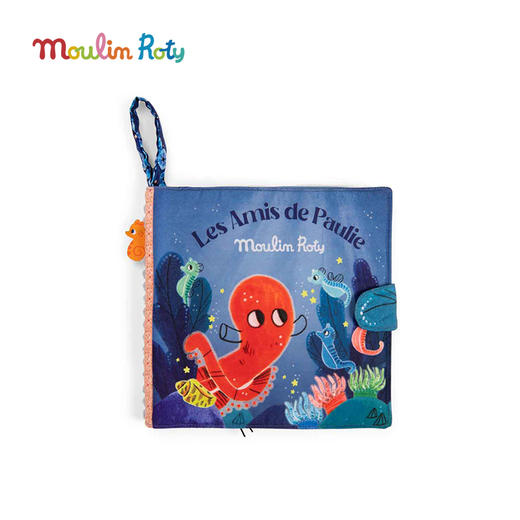 Moulin Roty  猴面包树下故事 多功能感官布书 适合0岁+ 生动形象 安全耐用 猴面包树下系列 法国品牌-669082 商品图4