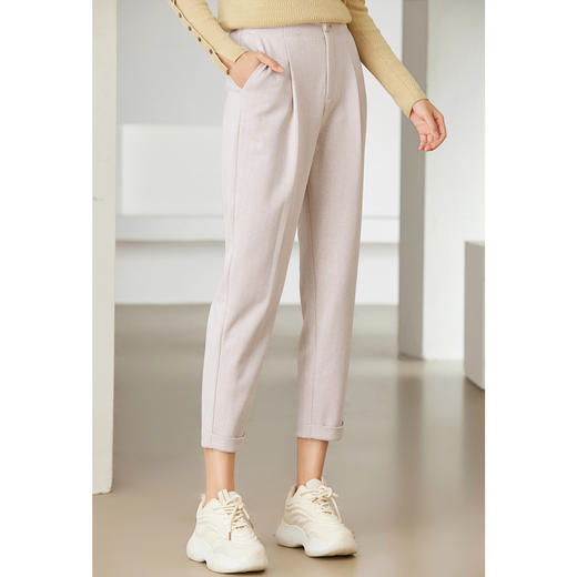 乔万尼休闲裤简约显瘦烟管裤EM4F509 商品图3