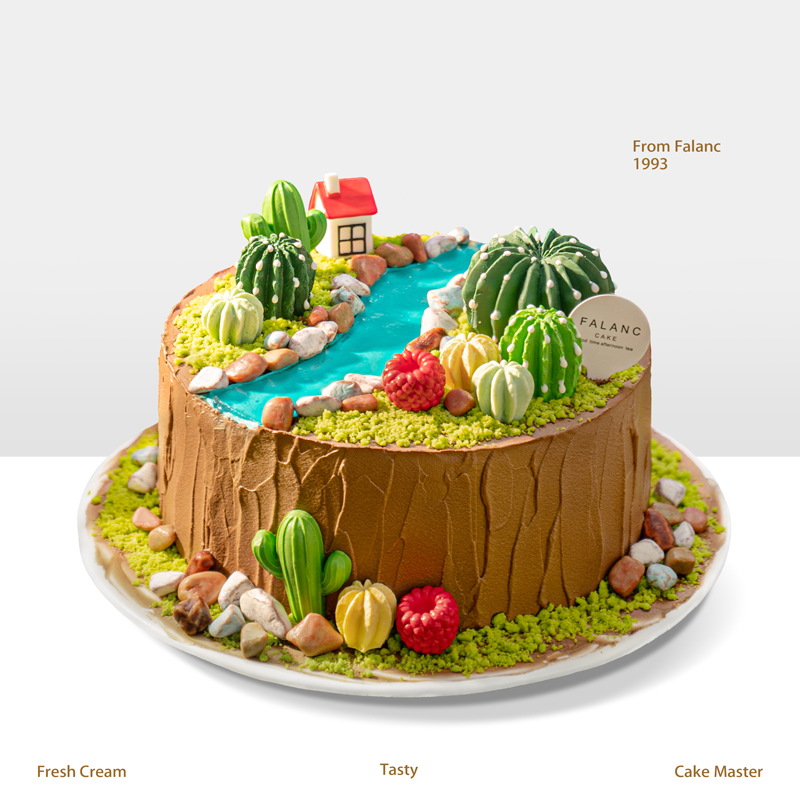 【魔法多肉小镇】遇见绿洲 纯手工制作可爱多肉 3种口味选择