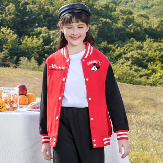 女童冬季外套2024新款儿童棒球服秋冬款女大童加绒上衣小女孩衣服 商品图3