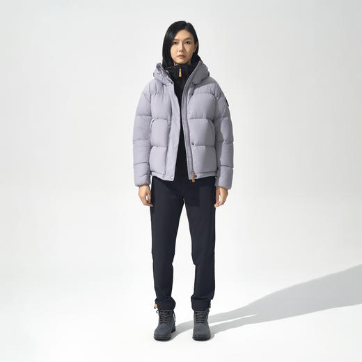 北极狐 女士白鹅绒羽绒服2024冬连帽加厚保暖蓬松鹅绒服09242204T 商品图4