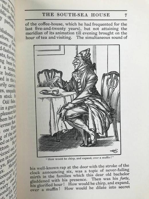1902年 兰姆《伊利亚随笔》 加斯·琼斯数十幅趣味插图 漆布精装大32开 商品图6
