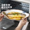 摩登主妇墨蓝蒸鱼专用盘子家用2024新款蒸鱼碟大号鱼碗高级感鱼盘 商品缩略图2