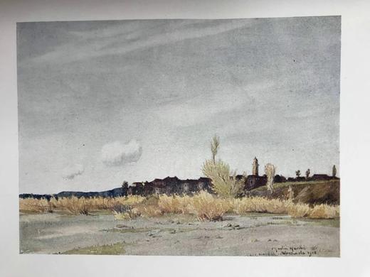 1920年 我们的意大利前线 50幅彩色插图 漆布精装大32开 商品图5