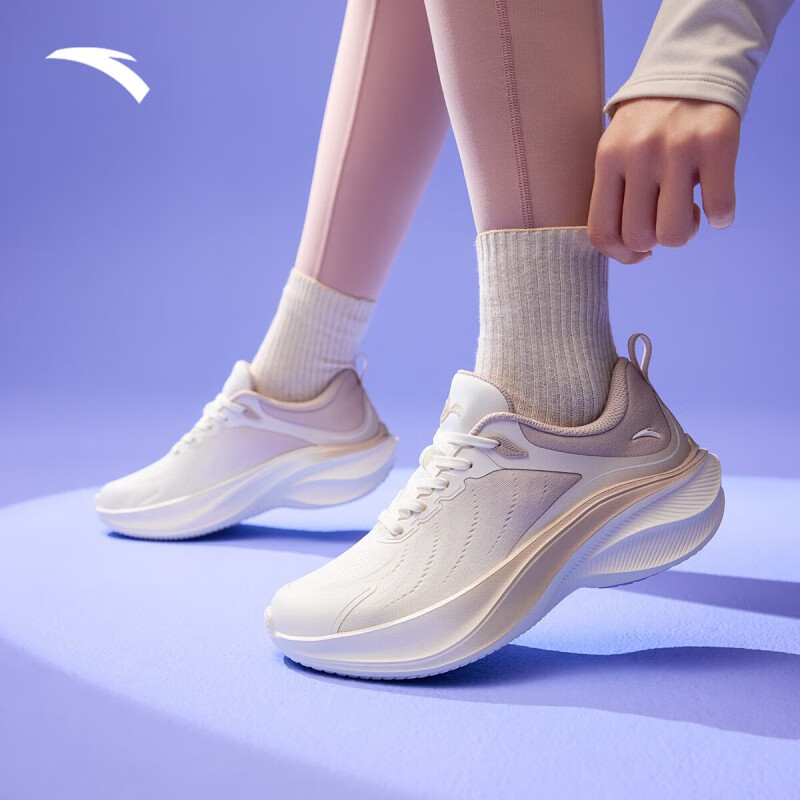 安踏（ANTA）女鞋叶子丨跑步鞋秋冬季新款厚底缓震耐磨运动鞋休闲鞋122445535