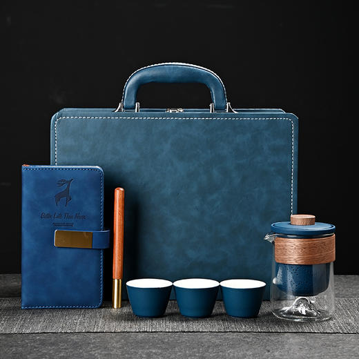 「数套可选！精致佳礼」茶具笔记本礼盒套装 公司年会周年庆伴手礼送领导客户商务礼品旅行茶具小套装制定logo 商品图1