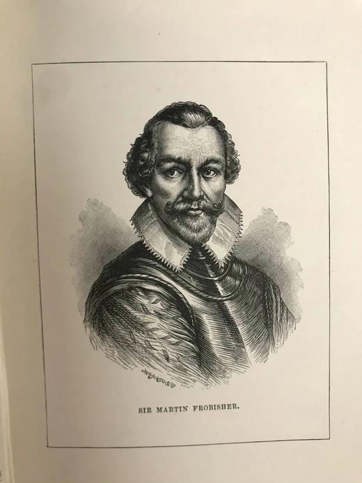 约19世纪后期 著名英国海军上将 约10余幅插图 漆布精装32开 商品图11