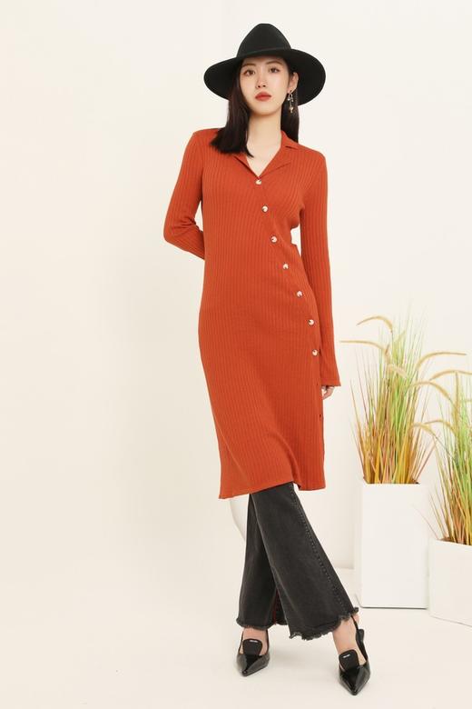 ANSUABEL POLO领开衫式针织连衣裙 14700 商品图4