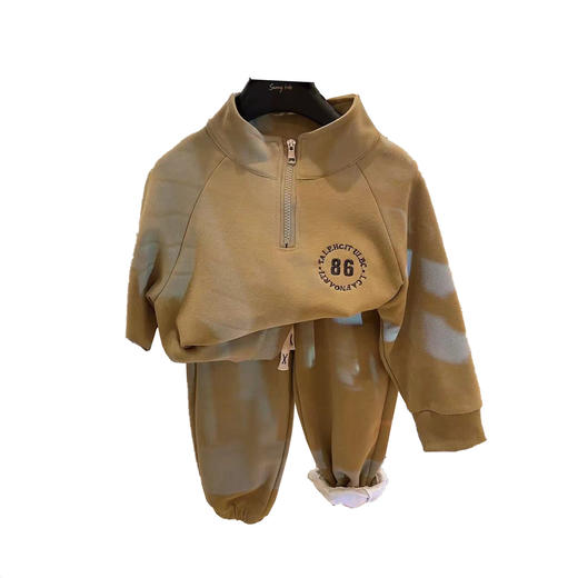 【【59元/套】】儿童卫衣套装 秋款A类棉质长袖开衫运动服 韩版两件套 商品图4