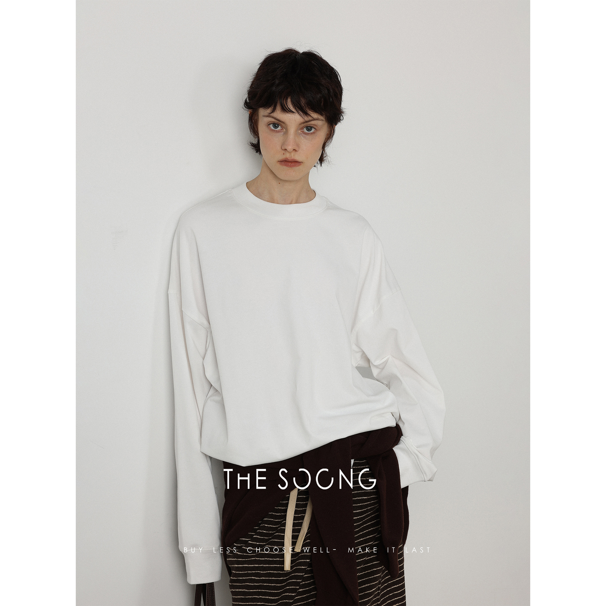 THESOONG|"无限回购2.0"糯米绒暖肤基础tee保暖圆领上衣HZTX5630