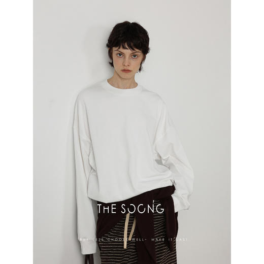 THESOONG|"无限回购2.0"糯米绒暖肤基础tee保暖圆领上衣HZTX5630 商品图0