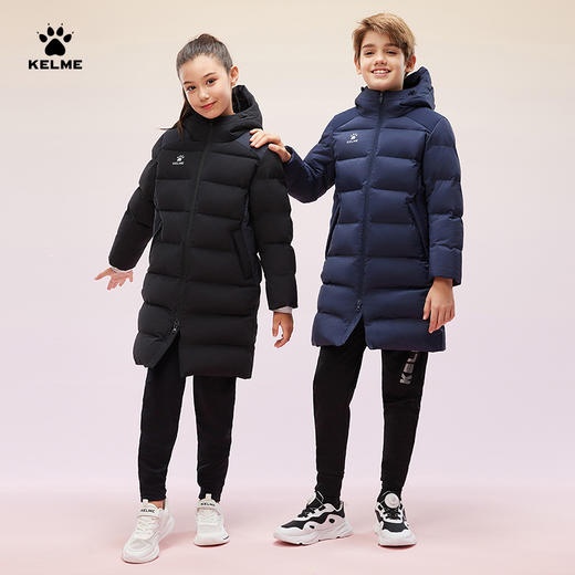 卡尔美2024新款儿童长款棉服 商品图5