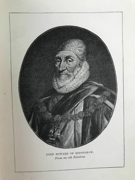 约19世纪后期 著名英国海军上将 约10余幅插图 漆布精装32开 商品图10