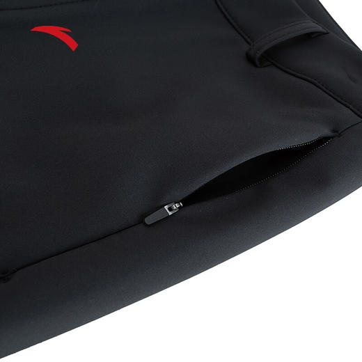 安踏运动长裤 女士冬季新款轻暖绒修身显腿长直筒微喇裤子162447503N 商品图3