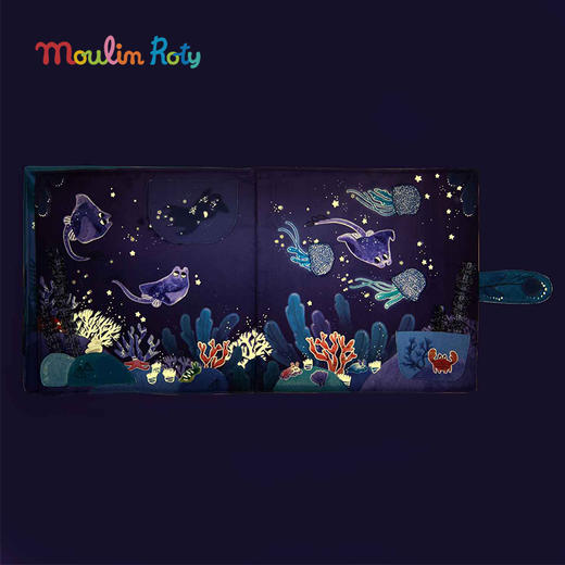 Moulin Roty  猴面包树下故事 多功能感官布书 适合0岁+ 生动形象 安全耐用 猴面包树下系列 法国品牌-669082 商品图3