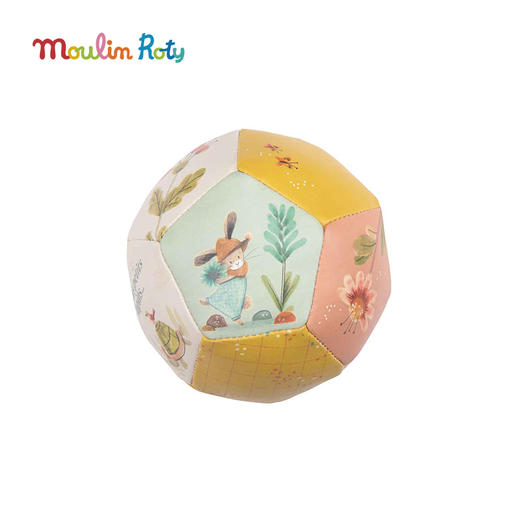 Moulin Roty  保利的冒险之旅主题 儿童软球 适合1岁+ 球体饱满柔软 不易受伤 保利的冒险之旅系列 法国品牌-676510 商品图5