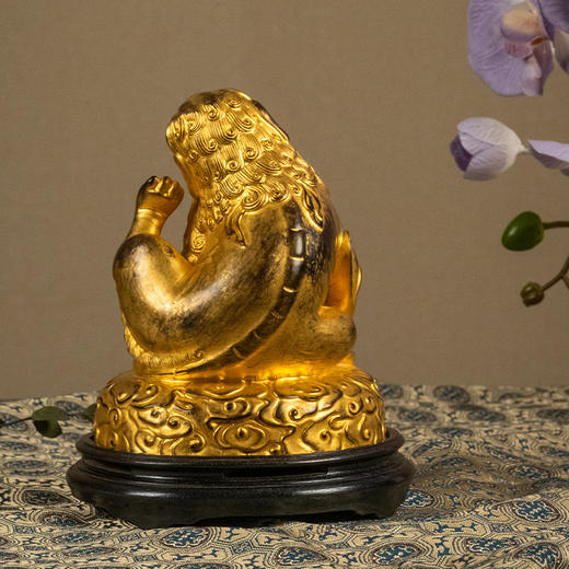 清 木胎漆金瑞兽香薰 商品图3