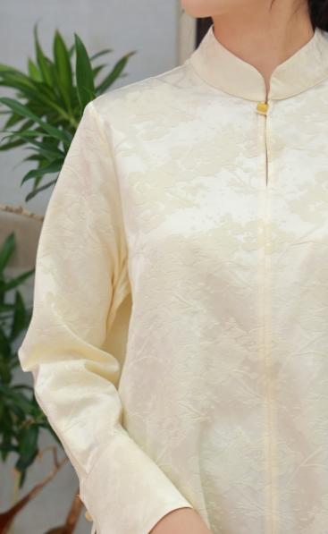 【抖音专属】新中式衬衣（24810036-青云-设计师) 商品图2