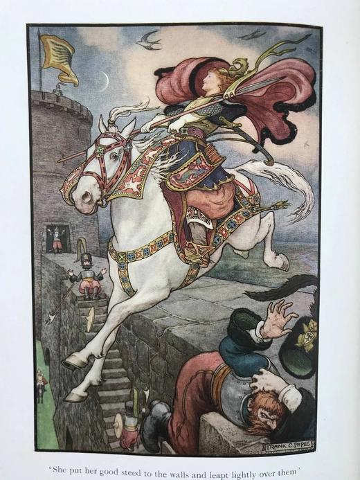 1916年 俄国故事集 Frank C. Papé16幅彩色与大量黑白插图 漆布精装大32开 商品图9