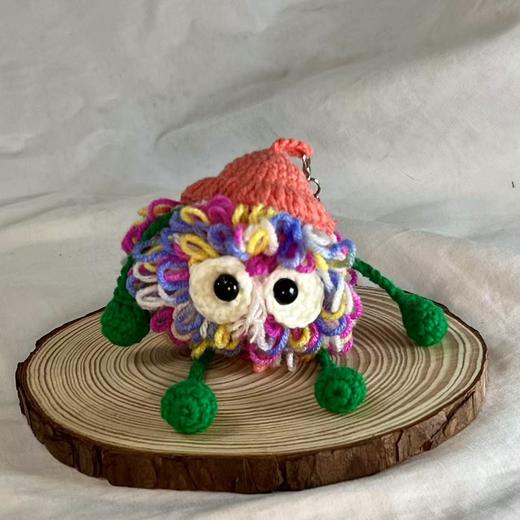 秋秋手作 彩色毛线球挂件 商品图0